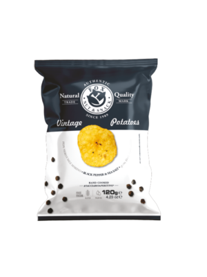 Chips Vintage Poivre Noir & Sel Marin - 120gr